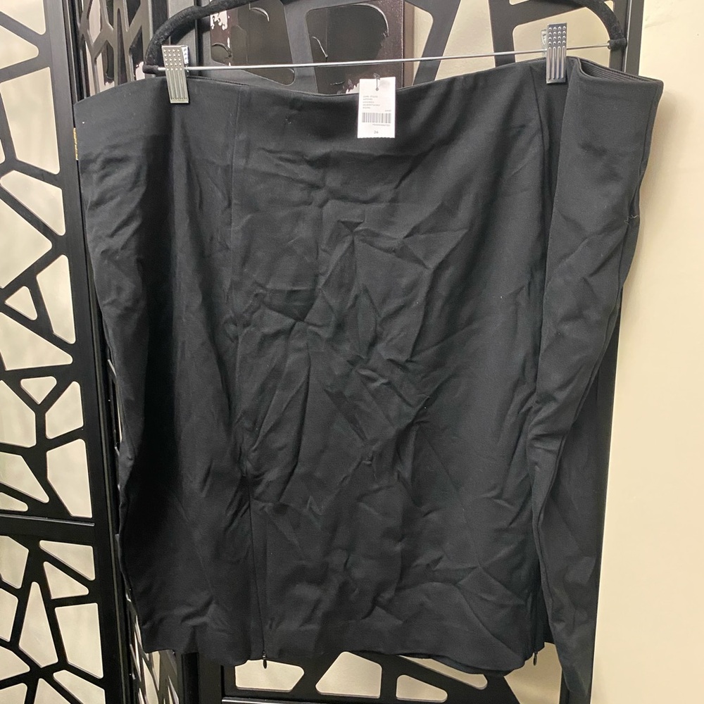 Lane Bryant Elegant Black Pencil Skirt